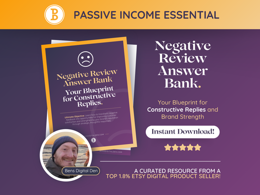 Negative Review Answer Bank