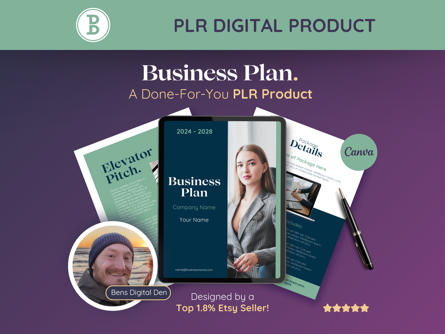 PLR Pre-Written Business Plan