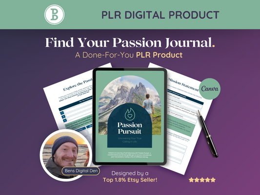 PLR Find Your Passion Journal