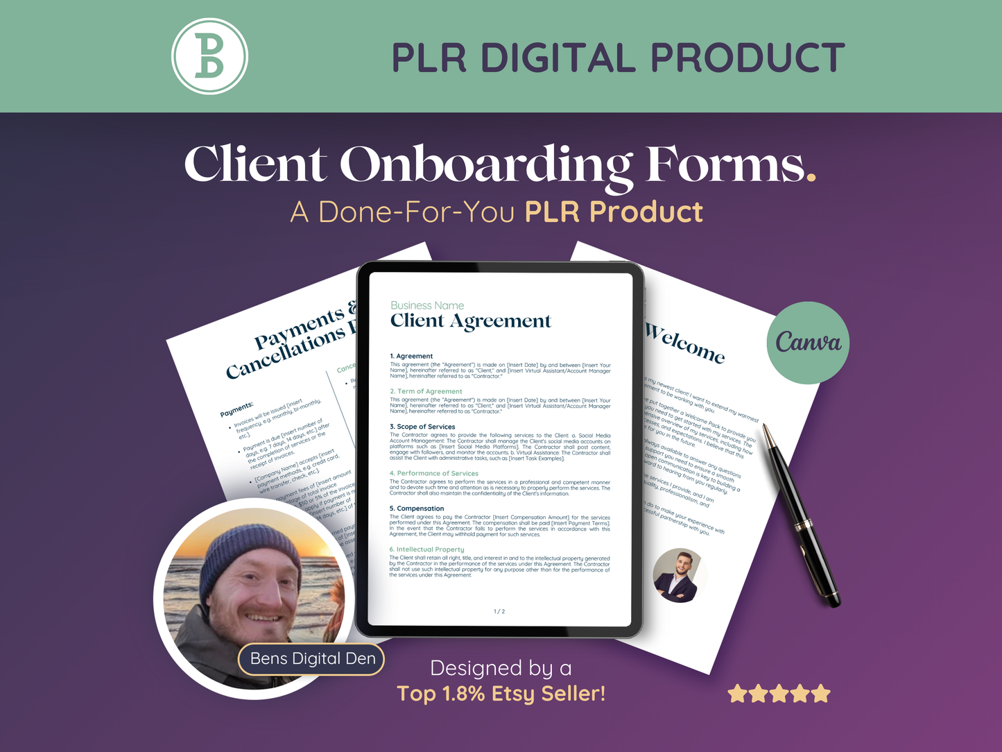 PLR New Client Onboarding Forms