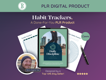 PLR Habit and Daily Routine Trackers