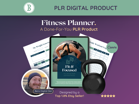 PLR Health and Fitness Planner