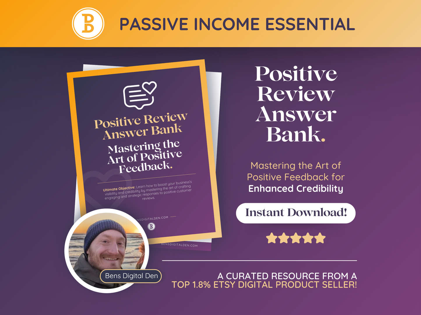 Positive Review Answer Bank