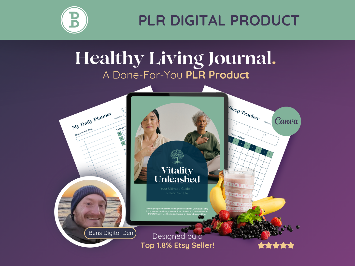 PLR Healthy Living Journal