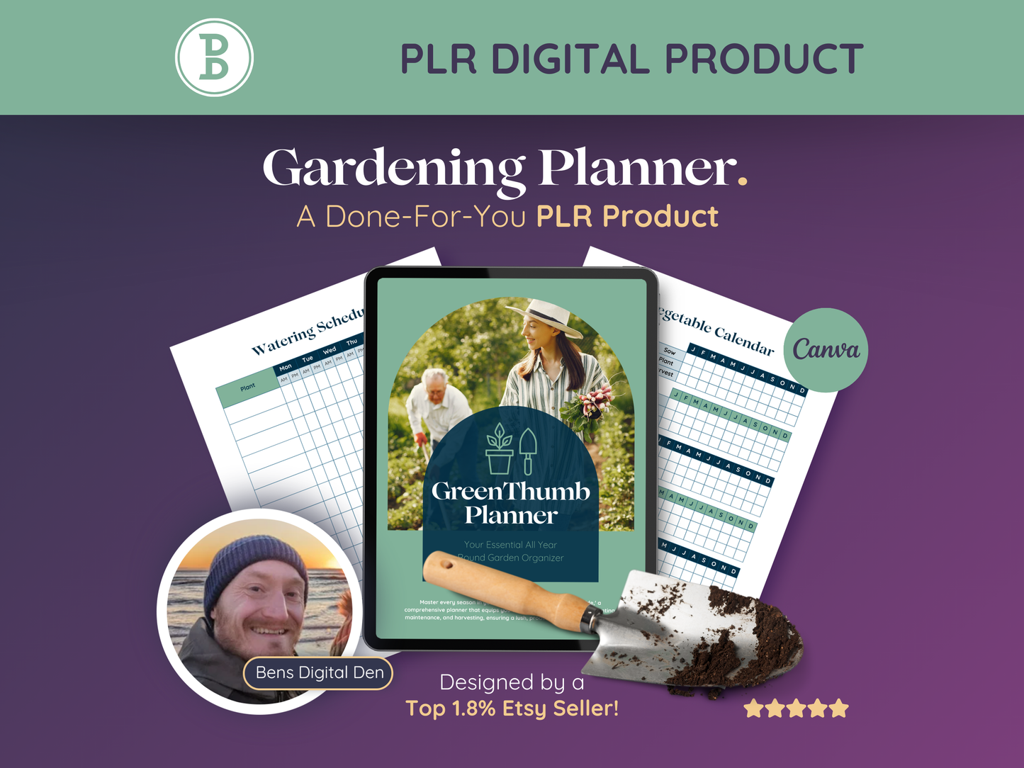 PLR Garden Organizer and Planner