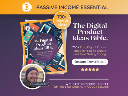 The Digital Product Ideas Bible