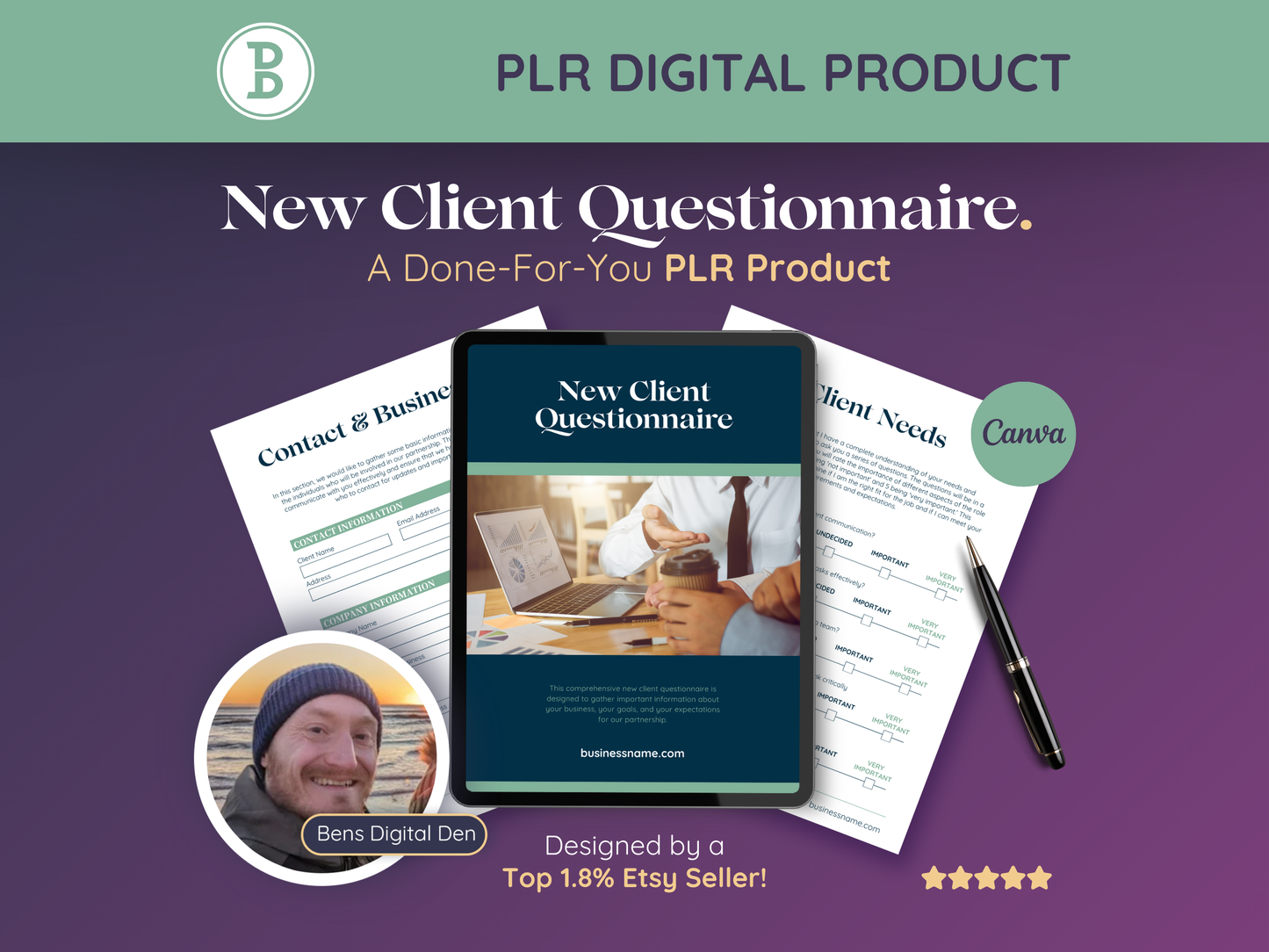 PLR New Client Questionnaire