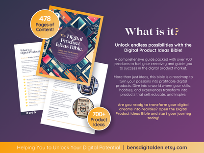 The Digital Product Ideas Bible