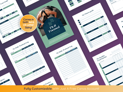 PLR Health and Fitness Planner